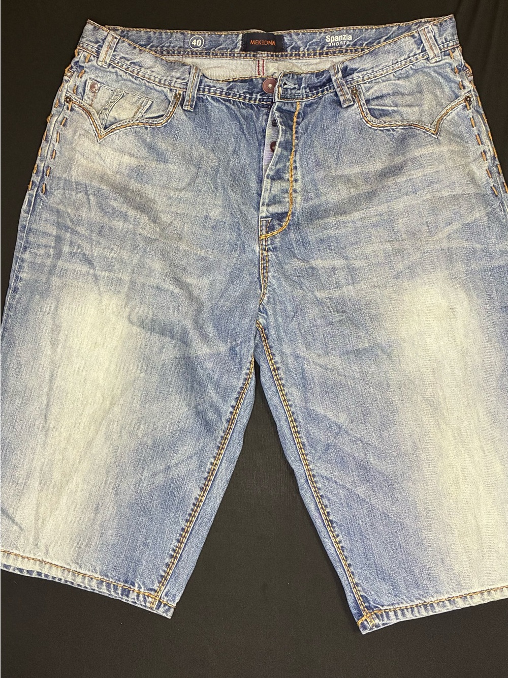 Men's Light Blue Denim Jean Shorts – Casual Everyday Style